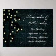 Starry Midnight Ljus String Lantern Bröllop