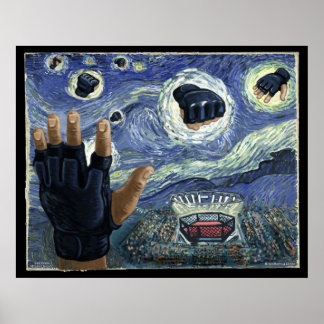 Starry MMA Fight Natt Poster