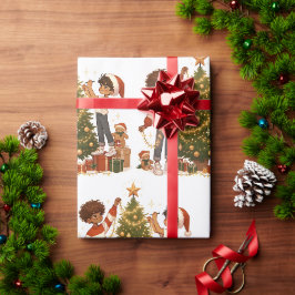 Starry Moments- Julafton Wrapping Papper Presentpapper