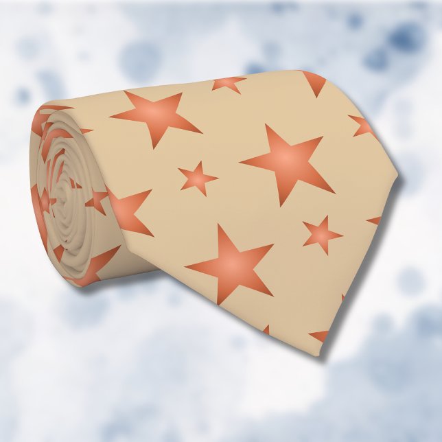 Starry mönster i gradient terracotta orange slips (Skapare uppladdad)