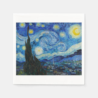 Starry Natt 1889 av Vincent van Gogh Pappersservett