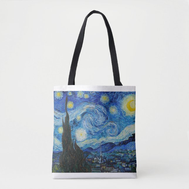 Starry Natt 1889 av Vincent van Gogh Tygkasse (Framsida)