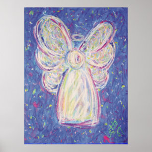 Starry Natt Angel Poster Art Print
