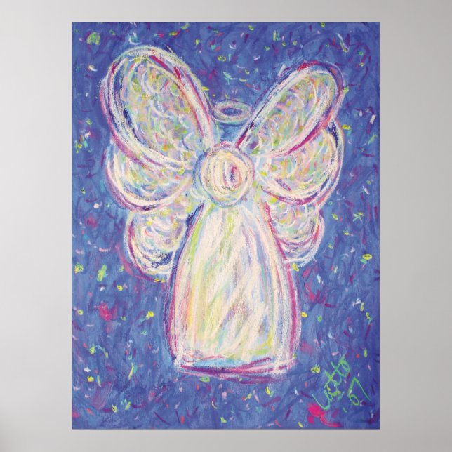 Starry Natt Angel Poster Art Print (Framsidan)