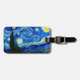 Starry natt av Van Gogh Bagagebricka