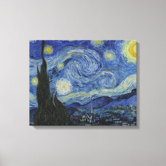 Starry Natt av Van Gogh Canvastryck