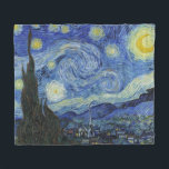 Starry Natt av Van Gogh Fleecefilt<br><div class="desc">Starrinatten av Van Gogh. 
Besök min butik om du vill ha mer intressant design och fler valmöjligheter för färg => zazzle.com/iwheels*</div>