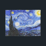 Starry Natt av Van Gogh Fleecefilt<br><div class="desc">Oljemålning från den nederländske mästaren Vincent Van Gogh (1853-1890), troligen hans mest berömd målning, Van Gogh målade "Stjärnnatten" 1889 från minnet när han var i en asyl i Frankrike där han checkade in sig för depression. I målningen finns måne, Venus och många stjärnor omgivna av gult och vitt ljus.I grund...</div>