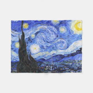 Starry Natt av Van Gogh Fleecefilt