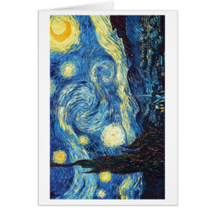 STARRY NATT av VAN GOGH Hälsningskort