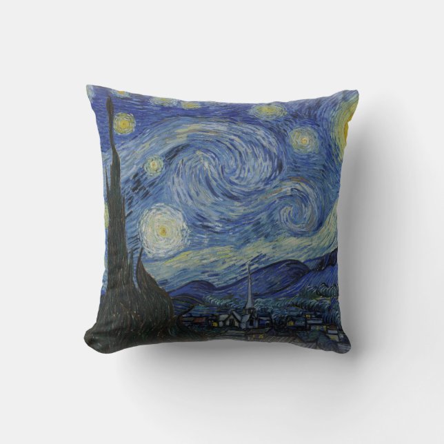 starry natt av Van Gogh Kudde (Framsida)