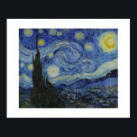 Starry Natt av Van Gogh Poster<br><div class="desc">Den här versionen lämnar ett vitt gräns som lämpar sig för att lägga till en projektionsyta och en ram. Arbetet "The Starry Night Starry Night" (holländska: De sterrennacht) är en målning av den nederländske postimponerande konstnären Vincent van Gogh. I juni 1889 skildras synen utanför sitt sanitariumfönster på Saint-Rémy-de-Provence (i södra...</div>