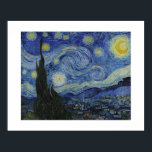 Starry Natt av Van Gogh Poster<br><div class="desc">Den här versionen lämnar ett vitt gräns som lämpar sig för att lägga till en projektionsyta och en ram. Arbetet "The Starry Night Starry Night" (holländska: De sterrennacht) är en målning av den nederländske postimponerande konstnären Vincent van Gogh. I juni 1889 skildras synen utanför sitt sanitariumfönster på Saint-Rémy-de-Provence (i södra...</div>