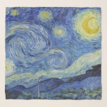 Starry Natt av Van Gogh Sjal<br><div class="desc">Besök min butik om du vill ha mer intressant design och fler valmöjligheter för färg => zazzle.com/iwheels*</div>