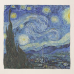 Starry Natt av Van Gogh Sjal<br><div class="desc">Besök min butik om du vill ha mer intressant design och fler valmöjligheter för färg => zazzle.com/iwheels*</div>
