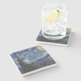 Starry Natt av Van Gogh Stenunderlägg