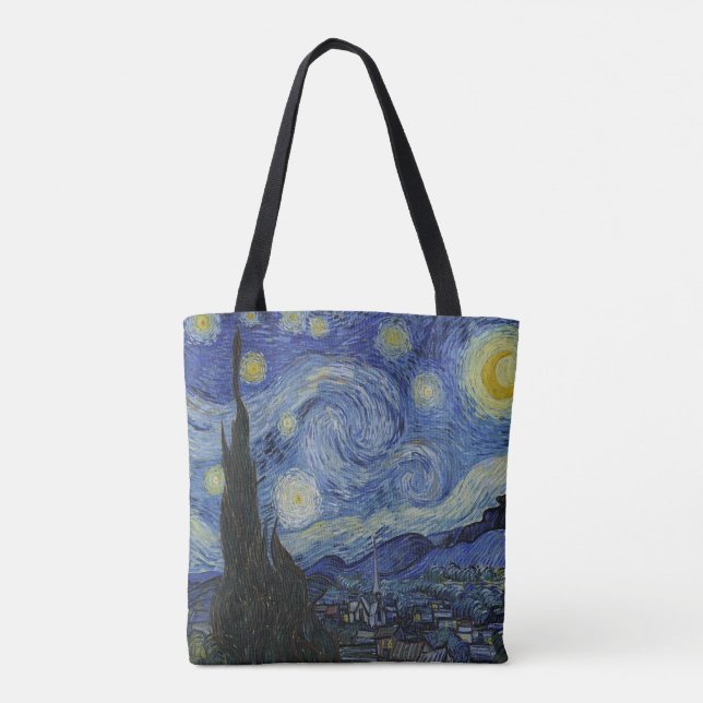 Starry Natt av Van Gogh Tygkasse (Baksida)