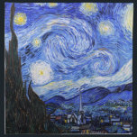 Starry Natt av Van Gogh Tygservett<br><div class="desc">En oljemålning från den underbara nederländska målaren Vincent Van Gogh (1853-1890), som av vissa betraktades som hans mest berömd biet av konsten, hade Van Gogh målat "Stjärnnatten" 1889 från minnet när han bodde i en asyl i Frankrike där han hade checkat in sig för depression.Scenen skildrar synen från hans sovrumsfönster....</div>