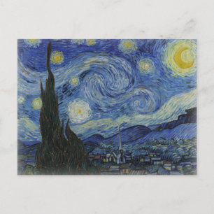 Starry natt av Van Gogh Vykort
