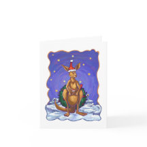 Starry natt för kängurujul