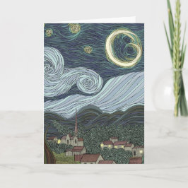 Starry natt kort