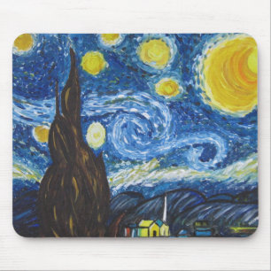 Starry natt Mousepad Musmatta