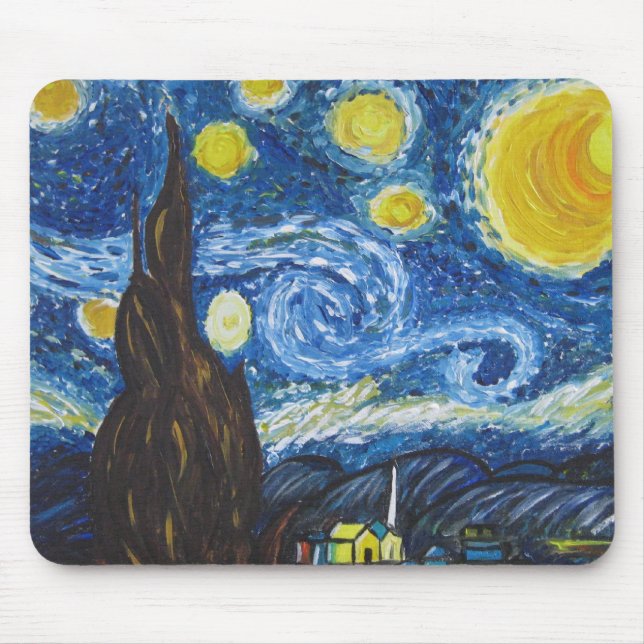 Starry natt Mousepad Musmatta (Framsidan)