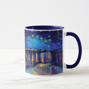 Starry Natt om Rhone Van Gogh Fine Art Mugg