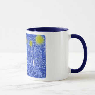 Starry natt över New York… vem är John Galt? Mugg