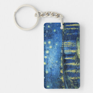 Starry natt över Rhonen Vincent Van Gogh