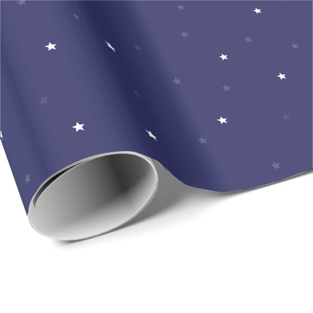 Starry natt presentpapper (Rullad Hörn)