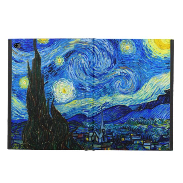 Starry natt vid Van Gogh konst Powis iPad Air 2 Skal (OutSida)
