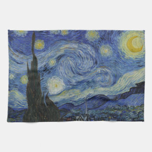 Starry Natt Vincent van Gogh målning Kökshandduk