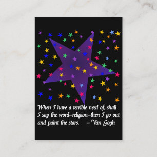 Starry natt visitkort