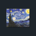 Starry-natten Canvastryck<br><div class="desc">Starry Night av Vincent van Gogh,  1889.</div>