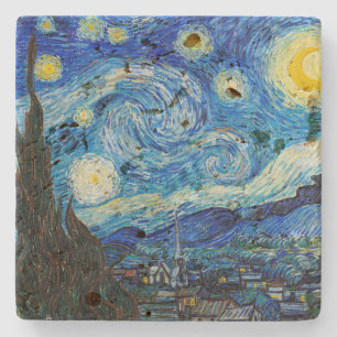 Starry-natten Van Gogh Stenunderlägg