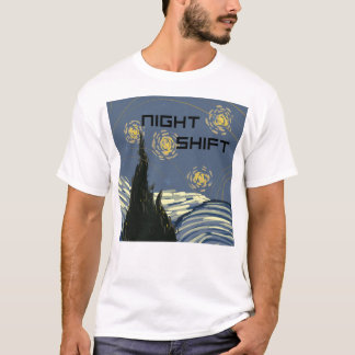 Starry "Nattskift" i stil i Van Gogh T Shirt