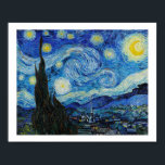 "STARRY NIGHT" 1889 BY VINCENT VAN GOGH POSTER<br><div class="desc">"STARRYKKVÄGEN" 1889 AV VINCENT VAN GOGH OM POSTER FRÅN SAMLINGEN AV JOHN PAUL GETTY MUSEUM</div>