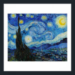 "STARRY NIGHT" 1889 BY VINCENT VAN GOGH POSTER<br><div class="desc">"STARRYKKVÄGEN" 1889 AV VINCENT VAN GOGH OM POSTER FRÅN SAMLINGEN AV JOHN PAUL GETTY MUSEUM</div>