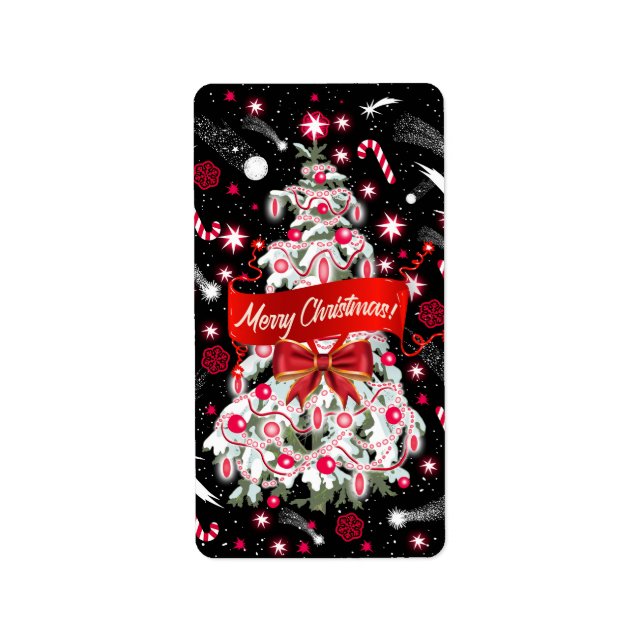 Starry Night Adressetikett (Framsidan)