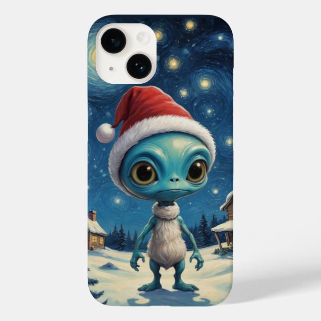 Starry Night Alien Cute jul (Baksida)