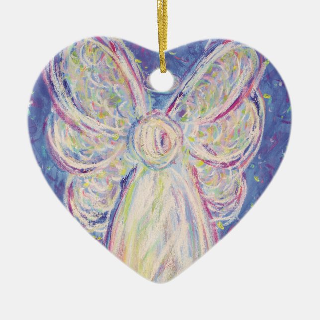 Starry Night Angel Art Gift Ornament (Framsidan)