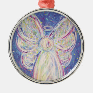 Starry Night Angel Art Helgdag Ornament