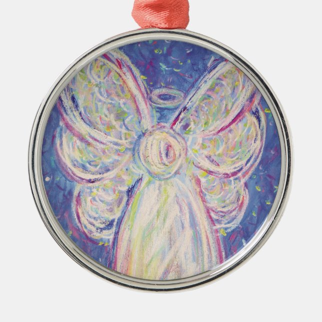 Starry Night Angel Art Helgdag Ornament (Framsidan)