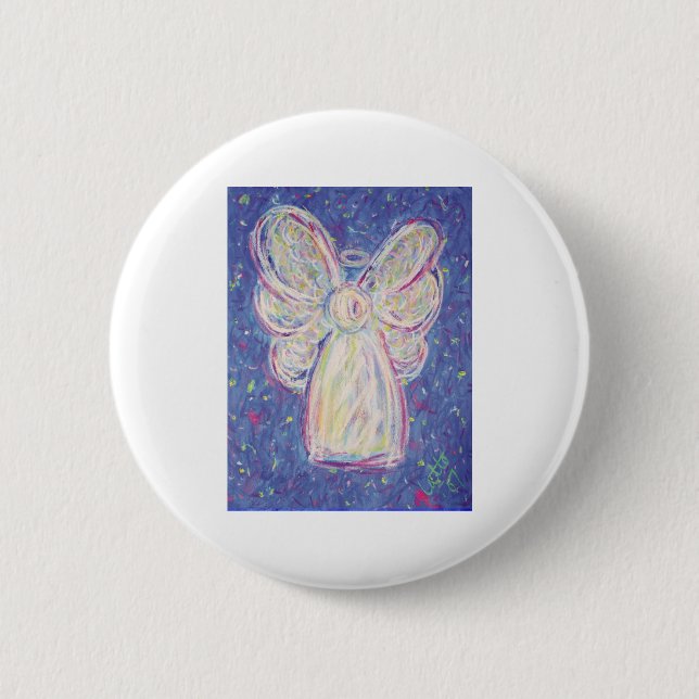 Starry Night Angel Knapp (Framsida)