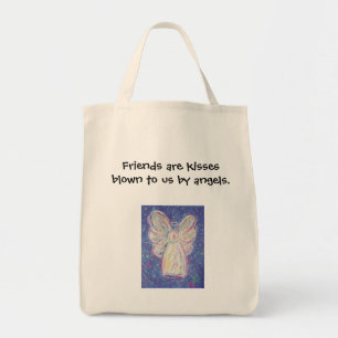 Starry Night Angel - Livsmedel Tote Tygkasse