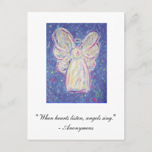Starry Night Angel, "När hjärtat lyssnar, änglar.. Vykort