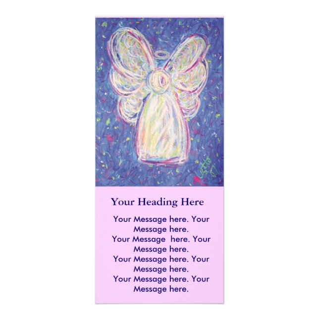 Starry Night Angel - rackkort Reklamkort (Framsidan)