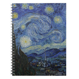 Starry night anteckningsbok