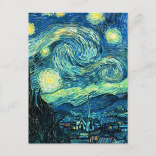 Starry Night art Vykort